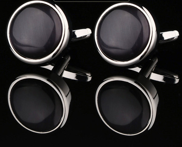 Модерни мъжки ръкавели с камъни -няколко модела