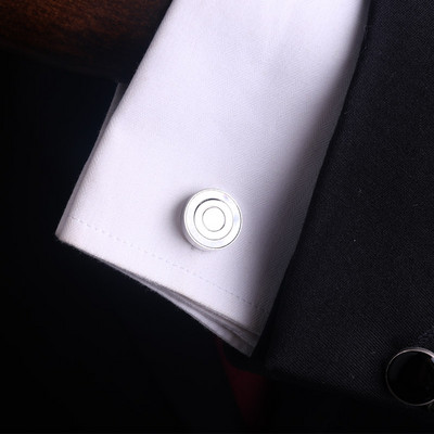 Мъжки ръкавели с цветни камъни