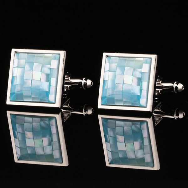 Копчета за ръкавели в квадратна форма за мъже 