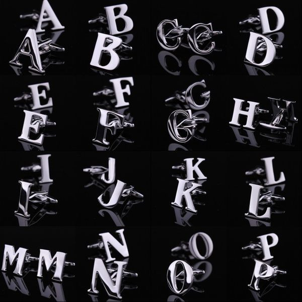 Мъжки копчета за ръкавели тип буква