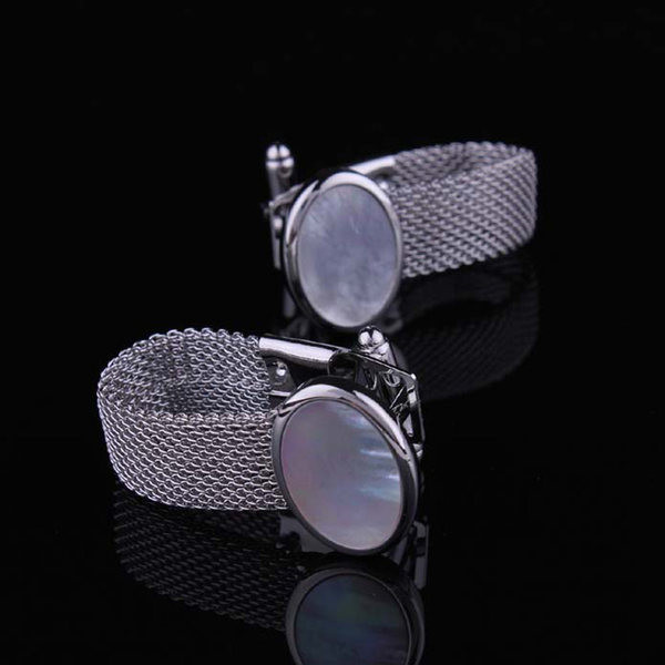 Мъжки копчета за ръкавели с верижка