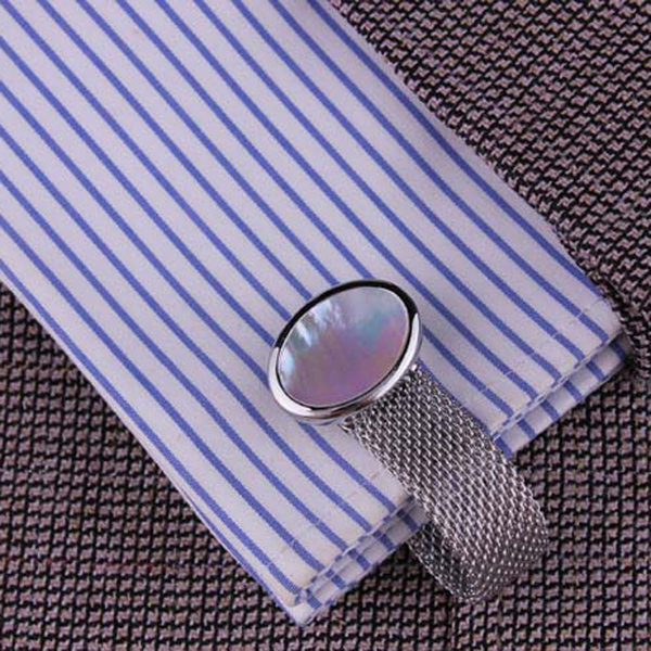 Мъжки копчета за ръкавели с верижка