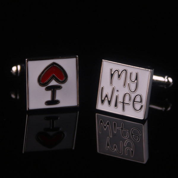 Мъжки ръкавели с надписи 