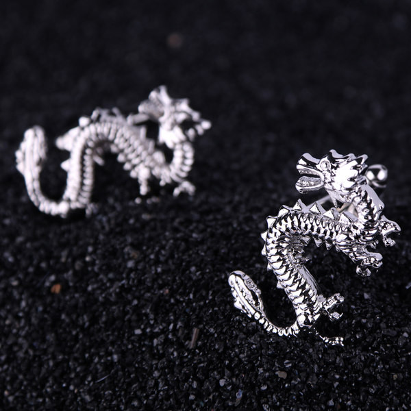 Мъжки копчета за ръкавели тип дракон