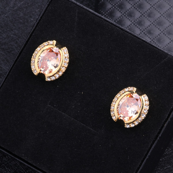 Мъжки копчета за ръкавели с цветен камък