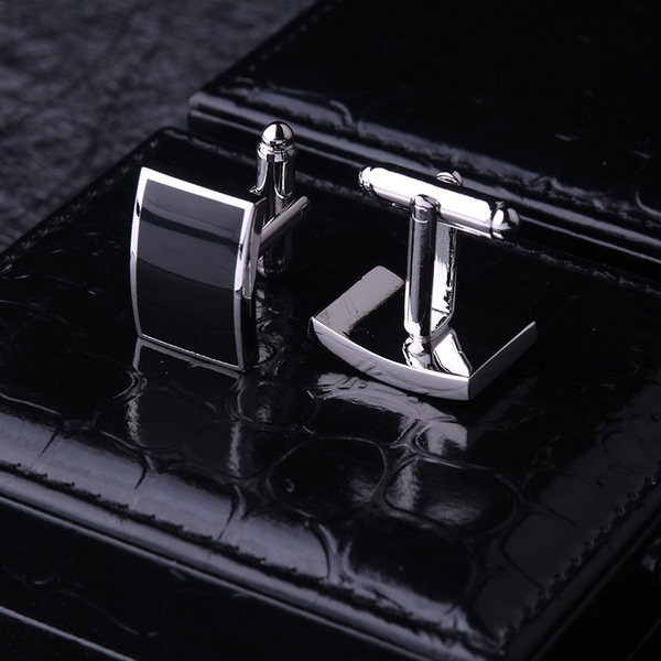 Мъжки черни елегантни ръкавели 