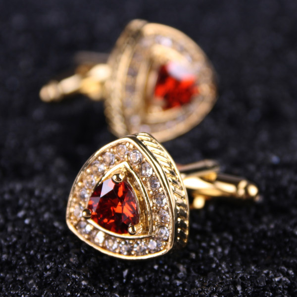 Мъжки копчета с камъни за ръкавели 