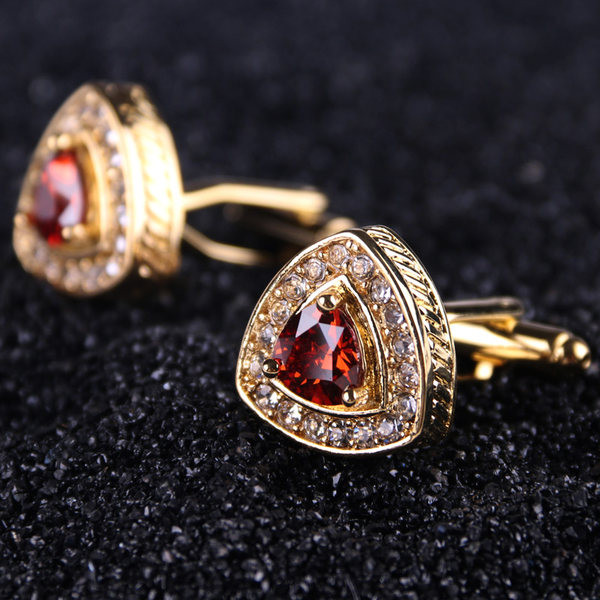 Мъжки копчета с камъни за ръкавели 