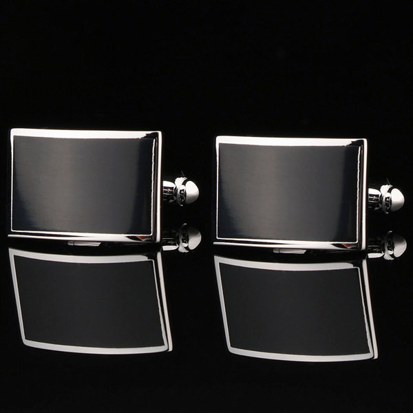 Мъжки черни ръкавели за риза 