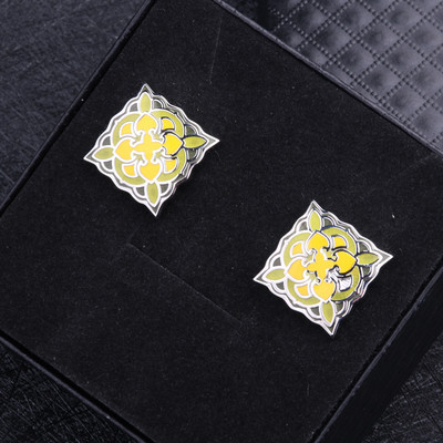 Мъжки квадратни копчета за  ръкавели