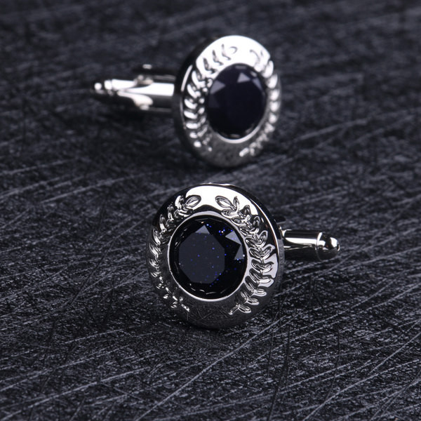 Мъжки елегантни кръгли ръкавели