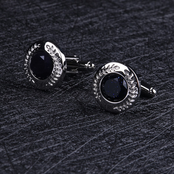 Мъжки елегантни кръгли ръкавели