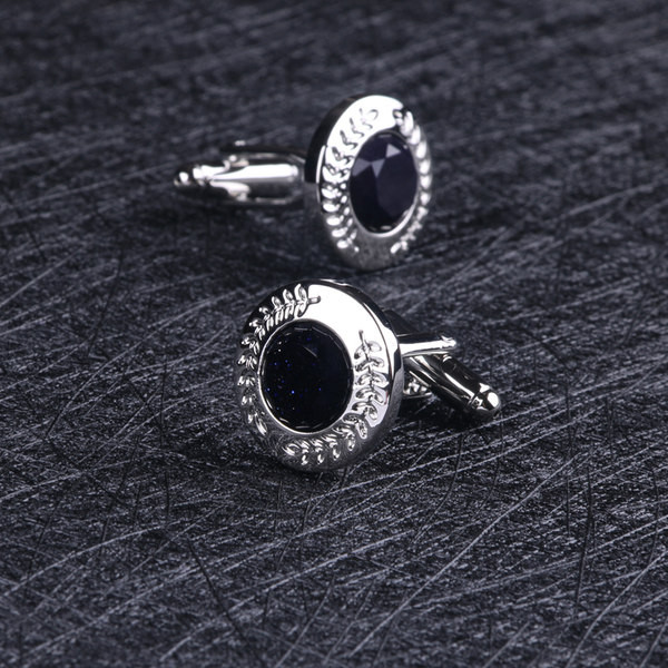 Мъжки елегантни кръгли ръкавели