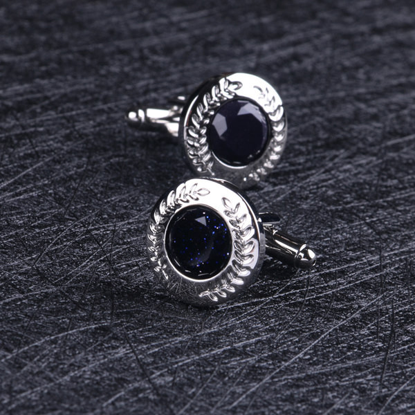 Мъжки елегантни кръгли ръкавели