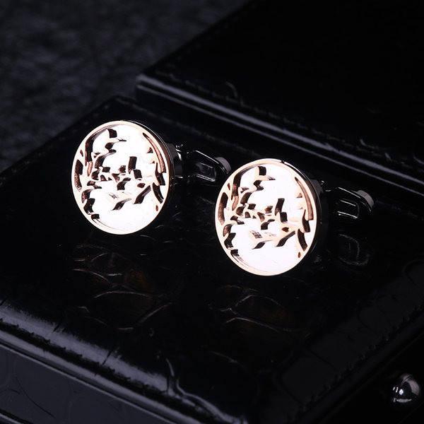 Мъжки черни матирани ръкавели 