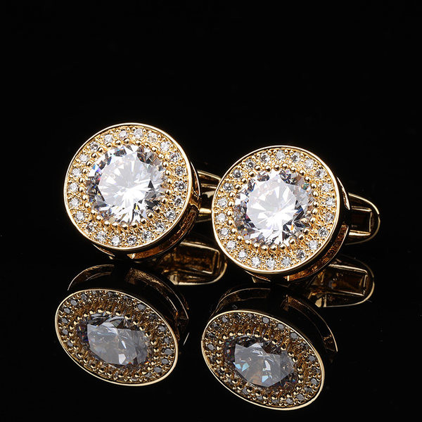 Мъжки модерни - ръкавели с камъни