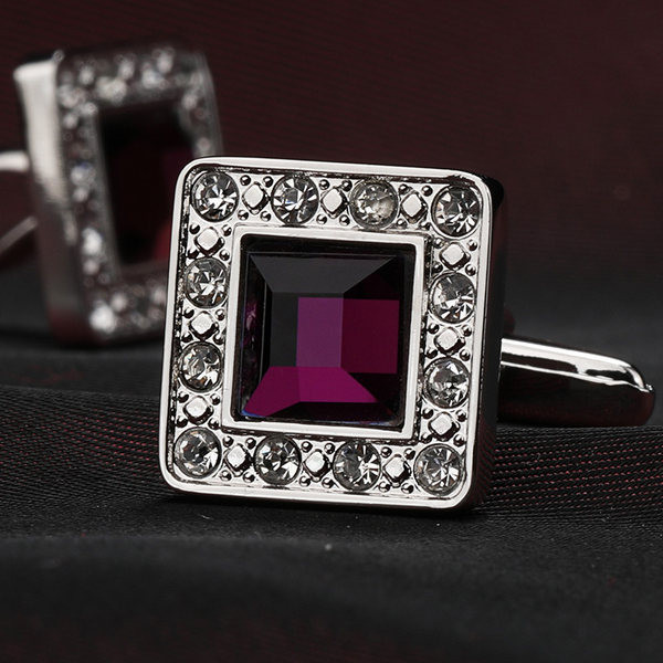 Мъжки ръкавели - с квадратна форма