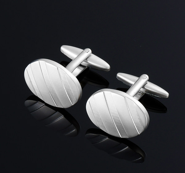 Мъжки овални копчета за ръкавели