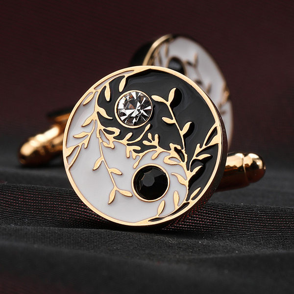 Копчета за ръкавели в златист цвят