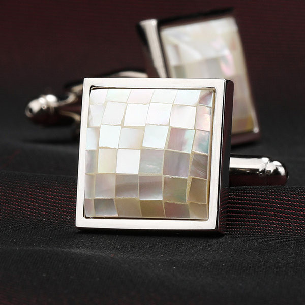 Szögletes mandzsettagombok férfiaknak