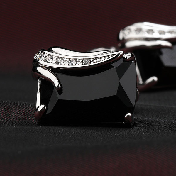 Мъжки елегантни черни ръкавели 