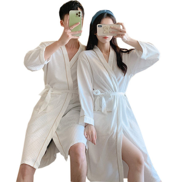 Ежедневен тънък халат с джоб