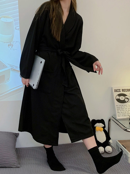 Дамски халат с джоб