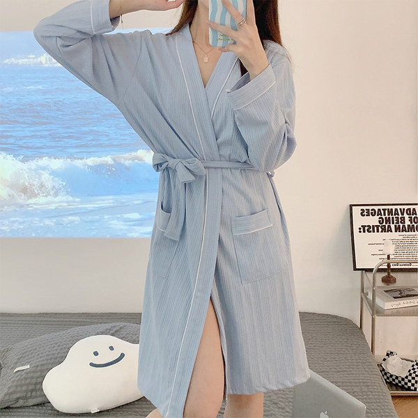 Női alkalmi fürdőköpeny három színben