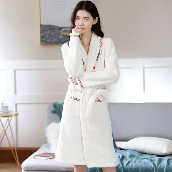 Дамски поларен халат 