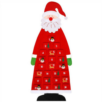 Χριστουγεννιάτικο Διακόσμηση Χριστουγεννιάτικου Δέντρου DIY Felt 2023 Home Navidad 2022 Πρωτοχρονιάτικα στολίδια Άγιος Βασίλης Χριστουγεννιάτικο ημερολόγιο για παιδιά