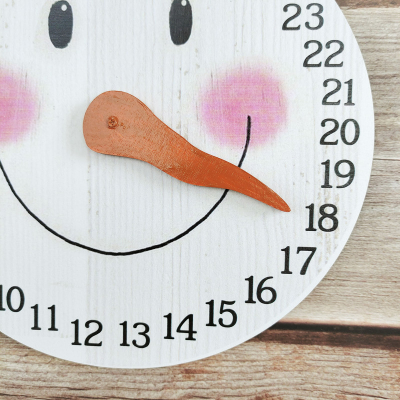 Koka Ziemassvētku kulons Radošs sniegavīrs Atpakaļskaitīšanas kalendārs Rotājumi Priecīgus Ziemassvētku dekors mājām 2021 Laimīgu Jauno gadu