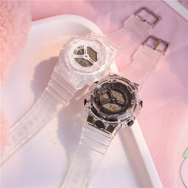 Прозрачен електронен часовник - водоустойчив