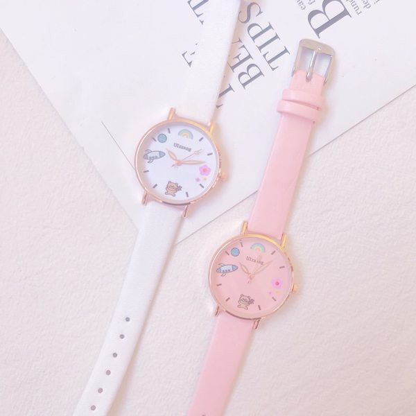 Детски водоустойчив часовник с апликация