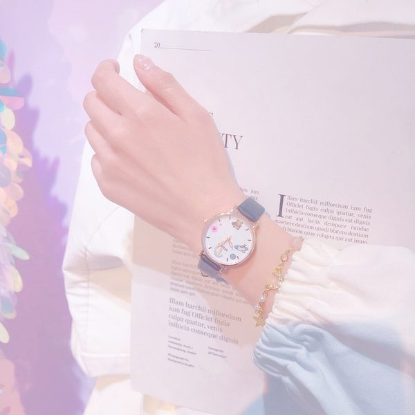 Детски водоустойчив часовник с апликация