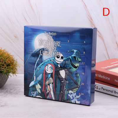 24 τμχ Halloween Doll Advance Calendar Blind Box Δώρο για αντίστροφη μέτρηση Ημερολόγιο Στολίδια δωματίου Παιχνίδι για παιδιά Δώρα διακοπών