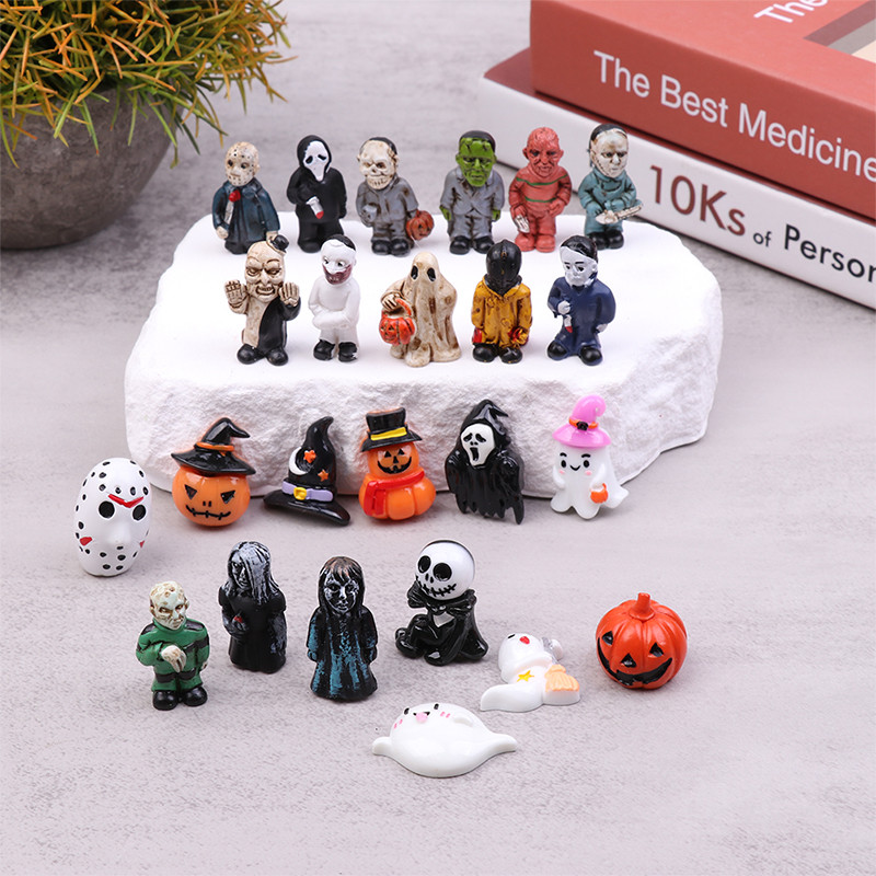 24 бр. Кукла за Хелоуин Предварителен календар Сляпа кутия Подарък за обратно броене Календар Орнаменти за стая Играчка за деца Празнични подаръци