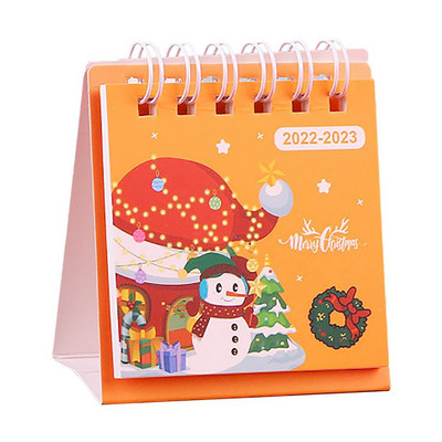 Galda kalendārs 2023. gada mini mēneša darbvirsmas kalendārs no 2022. gada augusta līdz 2023. gada decembrim Radoša darbvirsmas rotājuma Ziemassvētku dāvana