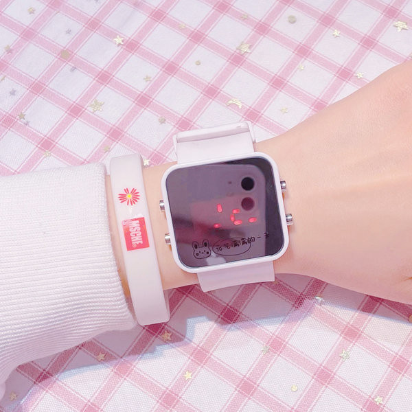 Детски кожен електронен часовник 