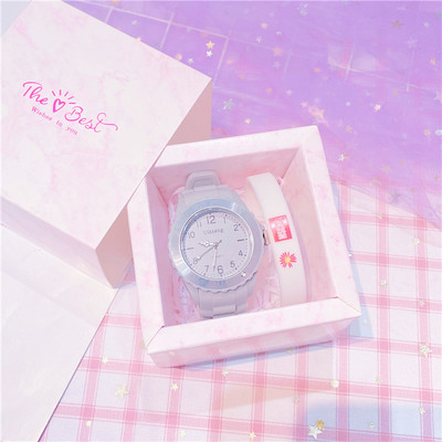 Ежедневен детски часовник с каишка от еко кожа