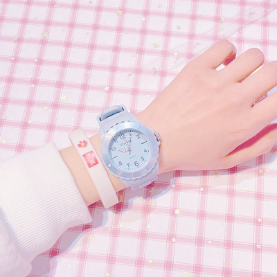 Ежедневен детски часовник с каишка от еко кожа