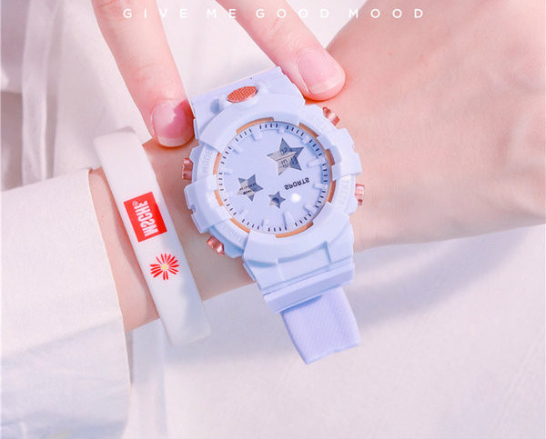 Детски кръгъл електронен часовник