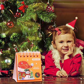 Коледен календар с обратно броене Настолен календар от август 2022 г. до декември 2023 г. Коледен календар Коледен подарък за деца и възрастни