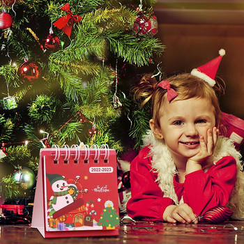 Коледен календар с обратно броене Настолен календар от август 2022 г. до декември 2023 г. Коледен календар Коледен подарък за деца и възрастни