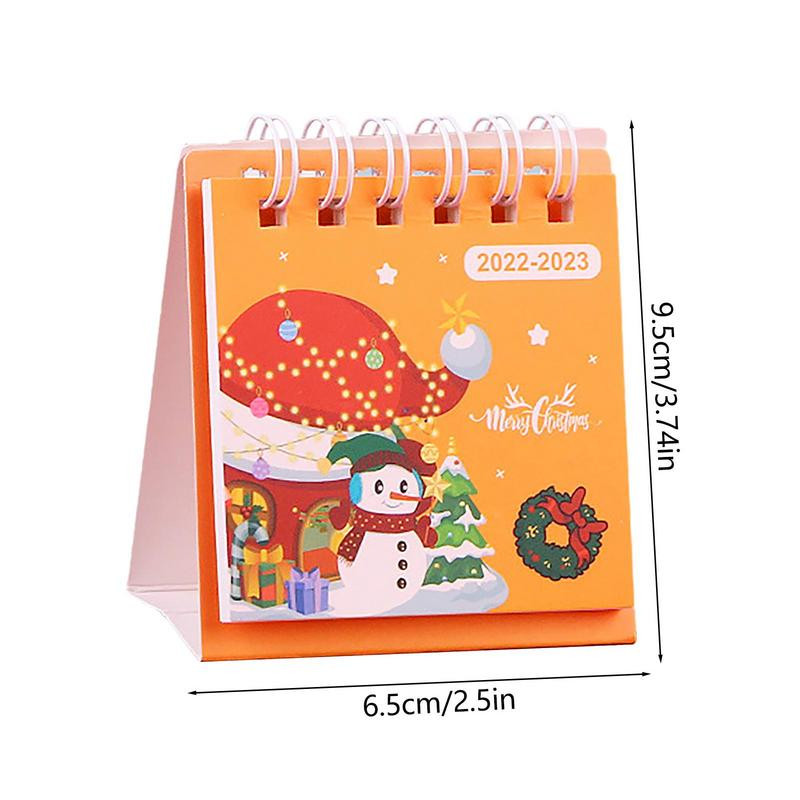 Ziemassvētku laika atskaites kalendārs galda kalendārs no 2022. gada augusta līdz 2023. gada decembrim Ziemassvētku kalendārs Ziemassvētku dāvana bērniem un pieaugušajiem