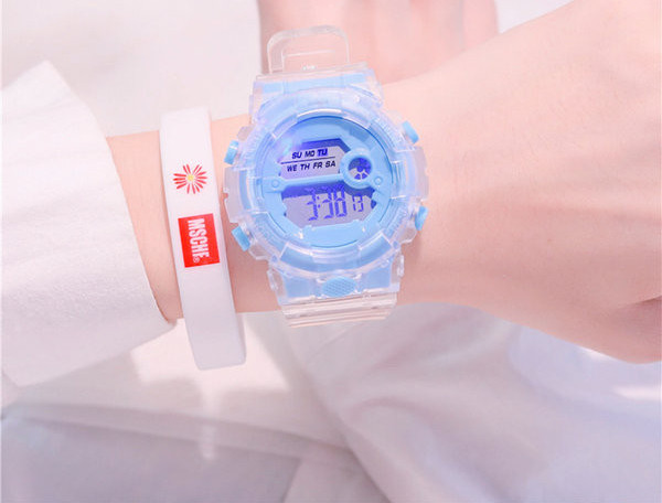 Детски ежедневен часовник със силиконова каишка