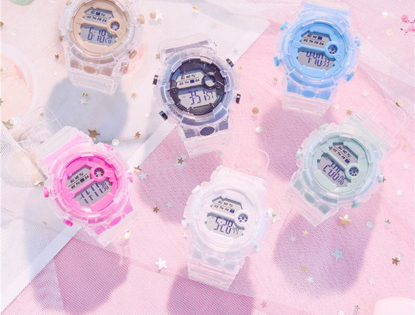 Детски ежедневен часовник със силиконова каишка