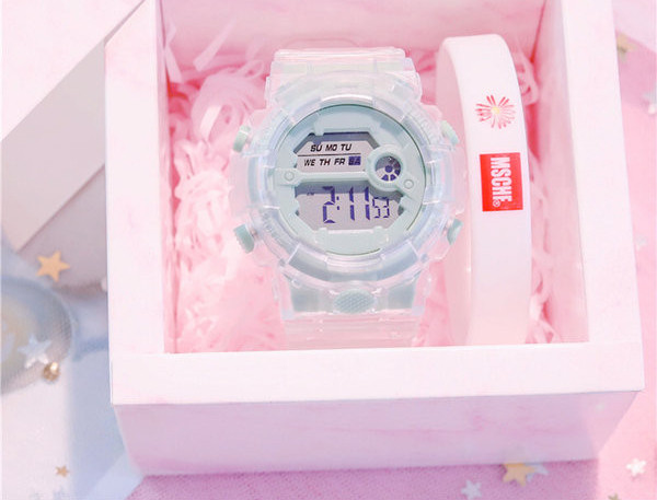 Детски ежедневен часовник със силиконова каишка