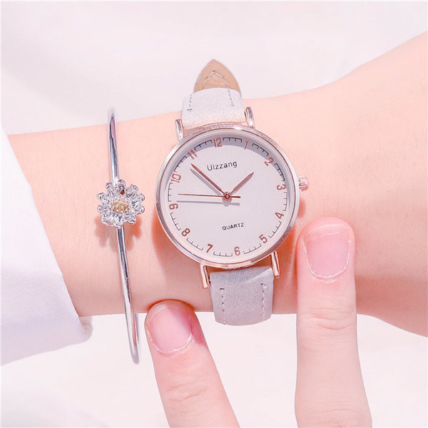 Детски водоустойчив часовник с каишка от еко кожа