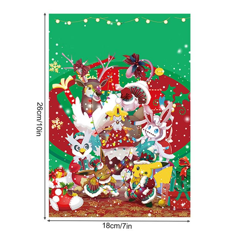 Коледен адвентен календар 2022 Коледно обратно броене за деца, момчета и момичета 24 вълшебни дни Аниме фигурки