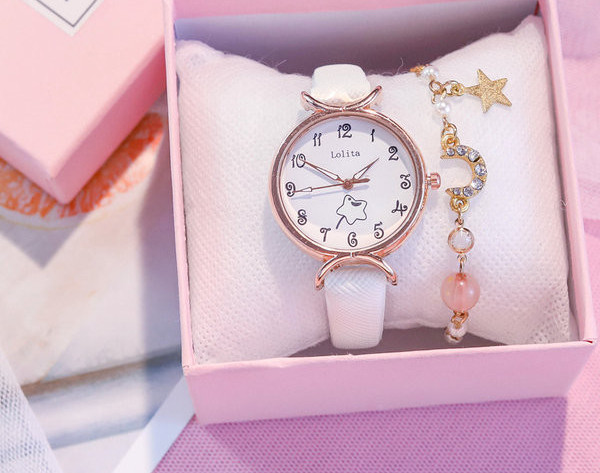 Водоустойчив детски часовник с кръгъл циферблат